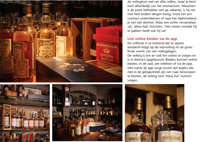 Whisky Passion Magazine: uw verzameling verkopen via een veiling Sylvie's Wine Auctions